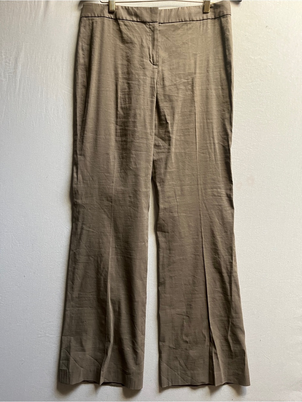Elie Tahari Women's Linen Wide Leg Trousers - Size 10